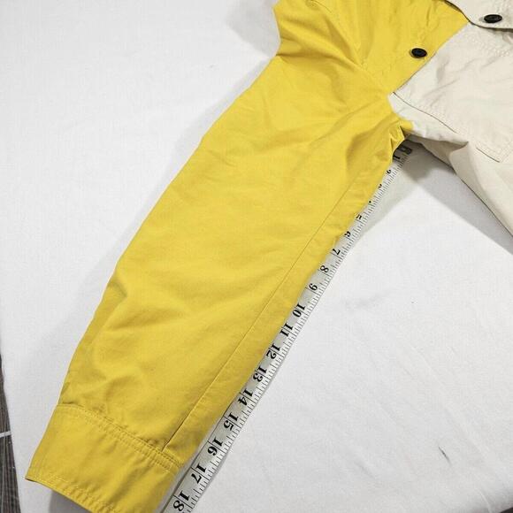 Vintage COACH Mountain Parka Mens Size XL Jacket Beige And Yellow - Picture 6 of 15